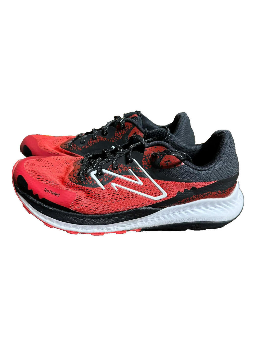 NEW BALANCE MEN'S DYNASOFT NITREL V5 TRAIL RUNNING SHOE RED BLACK SIZE 11 *READ - Picture 2 of 14